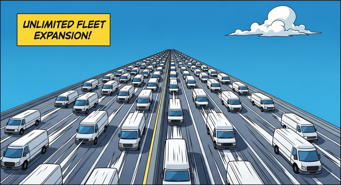 Unlimited fleet expansion